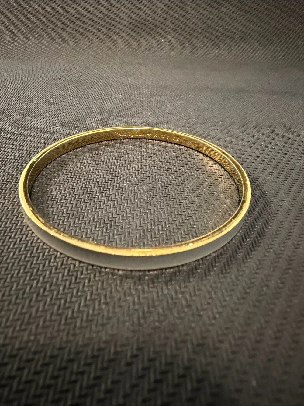 Kate Spade Gold-Tone Slim Bangle Bracelet - Women's Jewelry